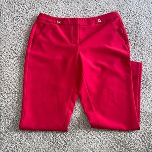 Stylish Red Women's Pants